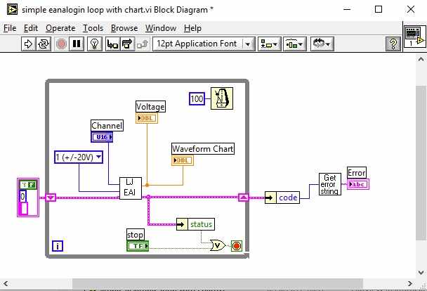 LabVIEW Examples for U12 - Windows