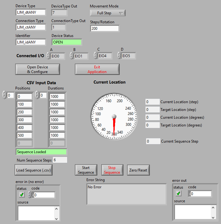 Stepper Motor Controller