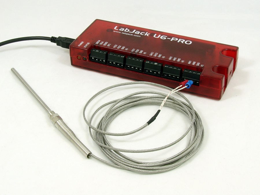 Using a Thermocouple with the U6